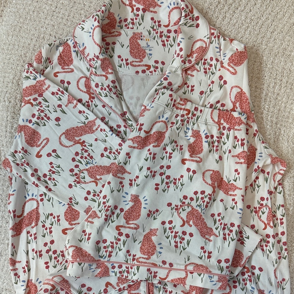 Leopard Print Pajama Set